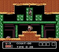 une photo d'Ã©cran de Hammerin Harry sur Nintendo Nes